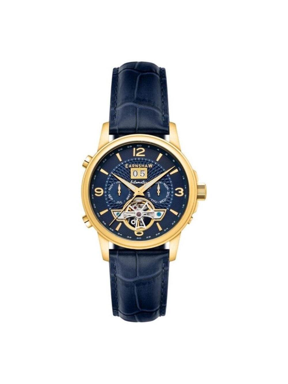 NWT Thomas Earnshaw Marylebone Blue Dial Men's Watch